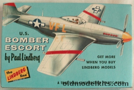 Lindberg 1/72 US Bomber Escort - North American P-51D Mustang, 417-39 plastic model kit